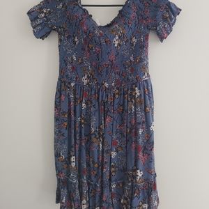 Off shoulder midi dress